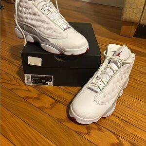 Jordan Kids Shoes in White and Red